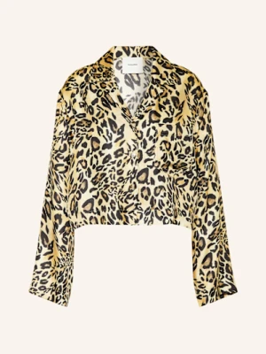 Nanushka Koszula Vally Z Jedwabiu beige