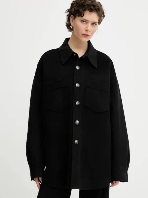 Nanushka kurtka koszulowa wełniana MARTIN