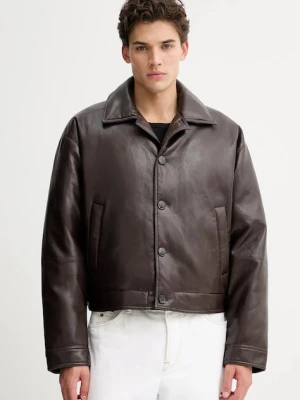 Nanushka kurtka NM25FWJK06678 kolor brązowy przejściowa ZALER