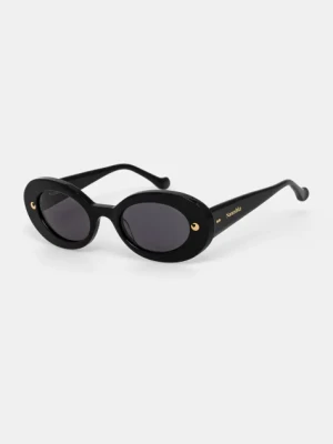 Nanushka okulary przeciwsłoneczne GIVA kolor czarny NW23CRSG00591