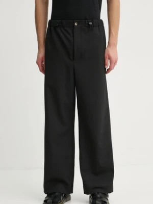 Nanushka spodnie z domieszką wełny