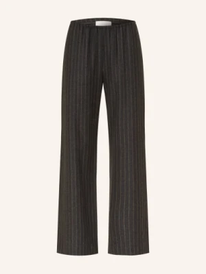 Nanushka Spodnie Z Materiału Typu Marle Arvenn schwarz