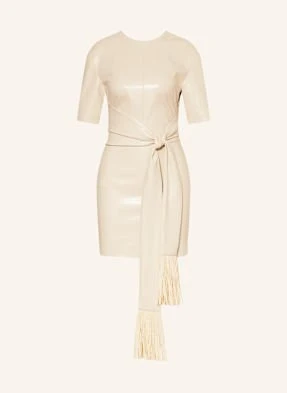 Nanushka Sukienka Maryl Z Imitacji Skóry beige
