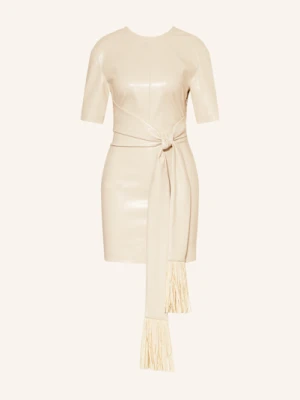 Nanushka Sukienka Maryl Z Imitacji Skóry beige