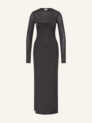 Nanushka Sukienka Z Dżerseju Linora grau