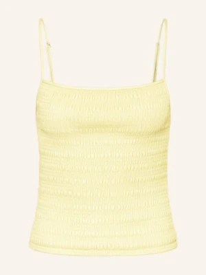 Nanushka Top Arenda gelb