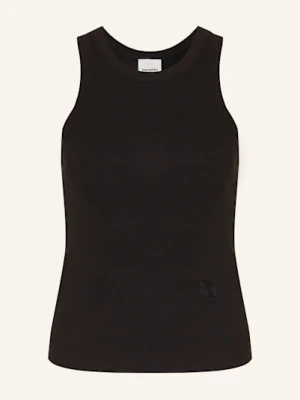 Nanushka Top Herve schwarz