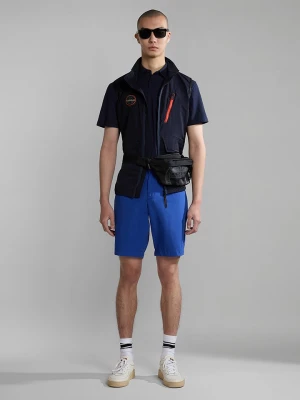 Napapijri Bermudy "Nakuru" w kolorze niebieskim rozmiar: W36