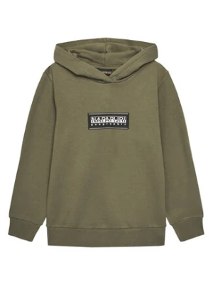 Napapijri Bluza B-Chamois NP0A4HY4 M Zielony Regular Fit