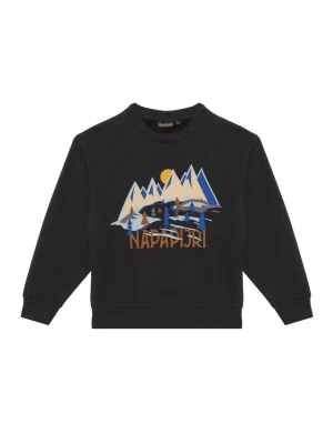 Napapijri Bluza B-Ellis NP0A8B3I Czarny Loose Fit