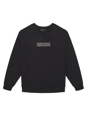 Napapijri Bluza B-New Box Logo NP0A8B3K Czarny Loose Fit