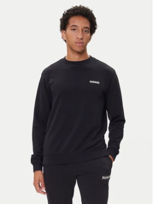 Napapijri Bluza B-Small Box C NP0A88TP Czarny Relaxed Fit