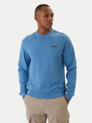 Napapijri Bluza B-Small Box CNP0A88TP Niebieski Relaxed Fit