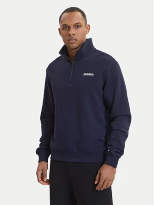Napapijri Bluza B-Small Box Hz NP0A88TO Granatowy Relaxed Fit