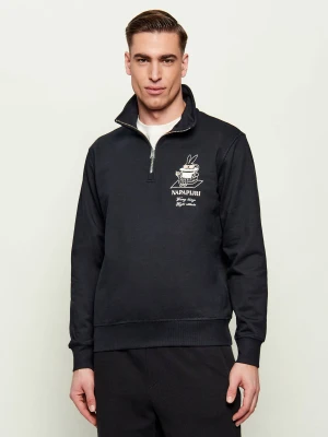 Napapijri Bluza B-SOL HZ | Regular Fit czarny