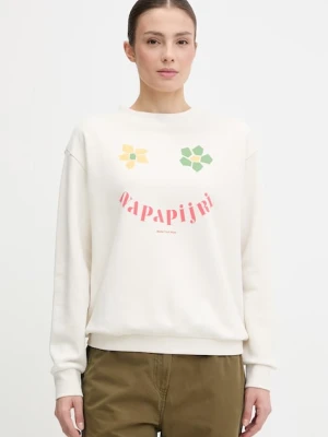 Napapijri bluza bawełniana ANTIMONY beżowy
