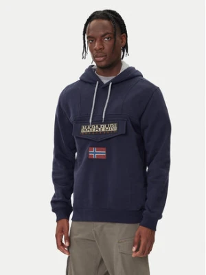 Napapijri Bluza Burgee Wint 4 NP0A892T Granatowy Regular Fit