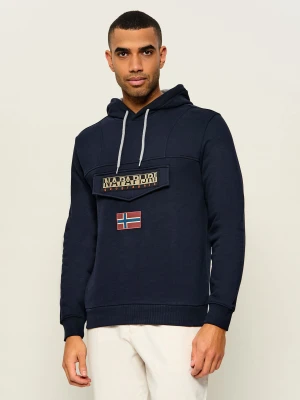 Napapijri Bluza Burgee Wint 4 | Relaxed fit granatowy
