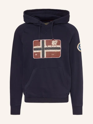 Napapijri Bluza Z Kapturem B-Archive blau