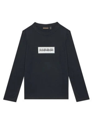 Napapijri Bluzka S-Chamois NP0A4HYK M Czarny Regular Fit