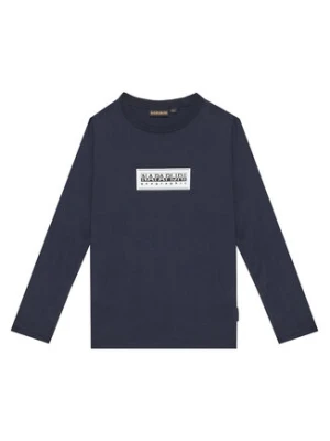 Napapijri Bluzka S-Chamois NP0A4HYK M Granatowy Regular Fit