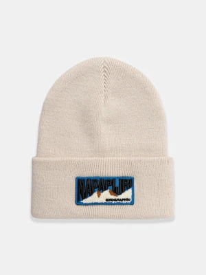 Napapijri czapka F-Montepiana kolor beżowy NP0A88T6N1J1