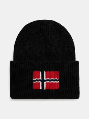 Napapijri czapka z domieszką wełny F-Evei