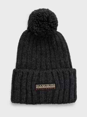 Napapijri czapka z domieszką wełny