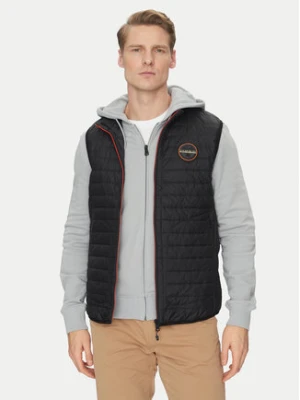 Napapijri Kamizelka NP0A4ICR9411 Czarny Regular Fit