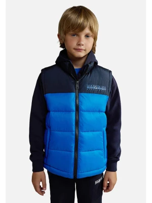 Napapijri Kamizelka pikowana "Hornelen" w kolorze niebieskim rozmiar: 98/104