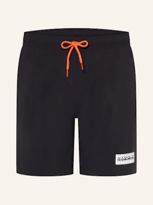 Napapijri Kąpielówki Bokserki Box Logo schwarz