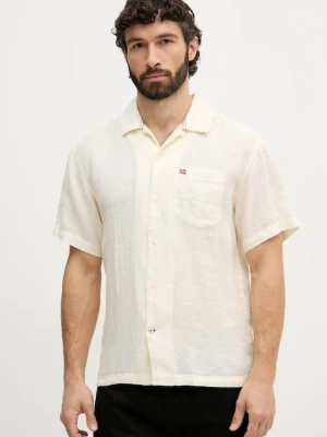 Napapijri koszula męska lniana