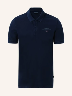 Napapijri Koszula Z Lnu Elbas Regular Fit blau