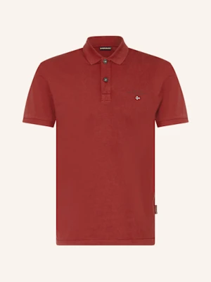 Napapijri Koszula Z Lnu Elbas Regular Fit rot