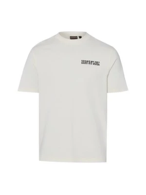 Napapijri Koszulka męska - biały Wisper Mężczyźni Bawełna (100%) biały|czarny,