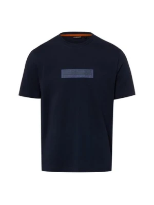 Napapijri Koszulka męska Mężczyźni Bawełna (100%) niebieski jednolity,