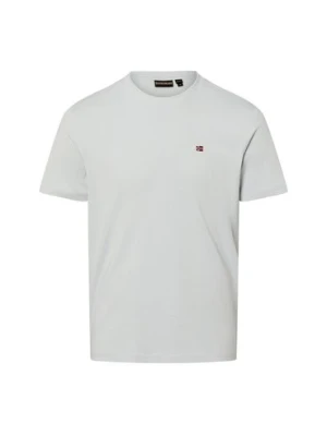 Napapijri Koszulka męska Mężczyźni Bawełna (100%) szary jednolity,