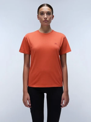 Napapijri Koszulka "Nina" w kolorze pomarańczowym rozmiar: M