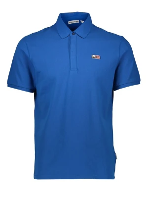 Napapijri Koszulka polo w kolorze niebieskim rozmiar: XL