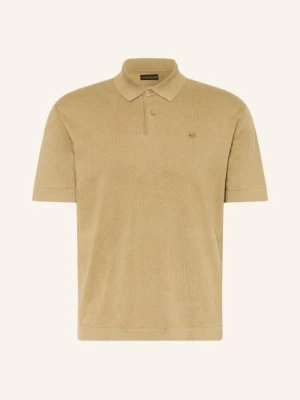 Napapijri Koszulka Polo Z Dżerseju Hudson beige