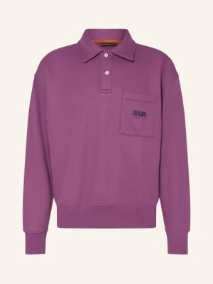Napapijri Koszulka Polo Z Dżerseju Mirrat lila