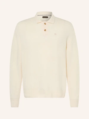 Napapijri Koszulka Polo Z Dzianiny D-Ordin beige ECRU