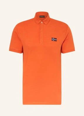 Napapijri Koszulka Polo Z Piki Ebea orange