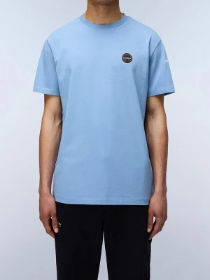 Napapijri Koszulka w kolorze błękitnym rozmiar: XS