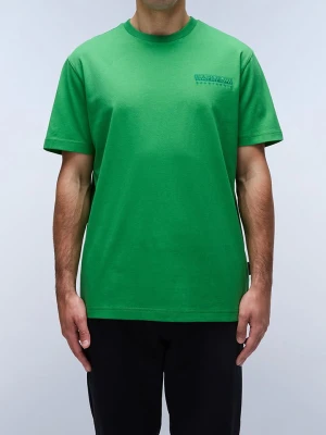 Napapijri Koszulka w kolorze zielonym rozmiar: S