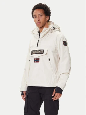 Napapijri Kurtka anorak Rainforest Next NP0A4IB9 Beżowy Regular Fit