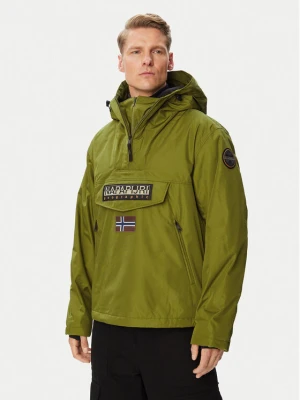 Napapijri Kurtka anorak Rainforest Next NP0A4IB9 Khaki Regular Fit