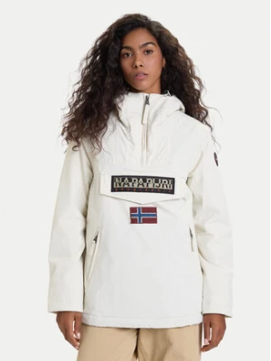 Napapijri Kurtka anorak Rainforest NP0A4GM6 Écru Regular Fit
