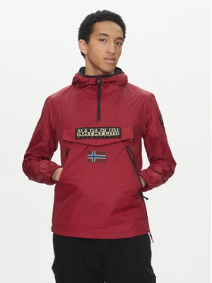 Napapijri Kurtka anorak Rainforest NP0A4HX6 Czerwony Regular Fit