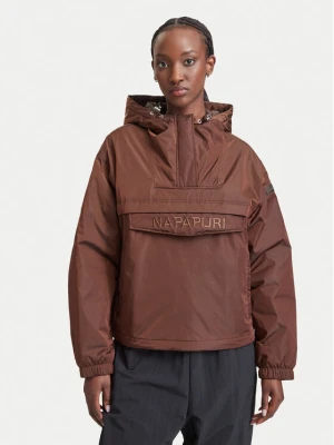 Napapijri Kurtka anorak Rainforest Optique W NP0A8AHAW331 Brązowy Oversize